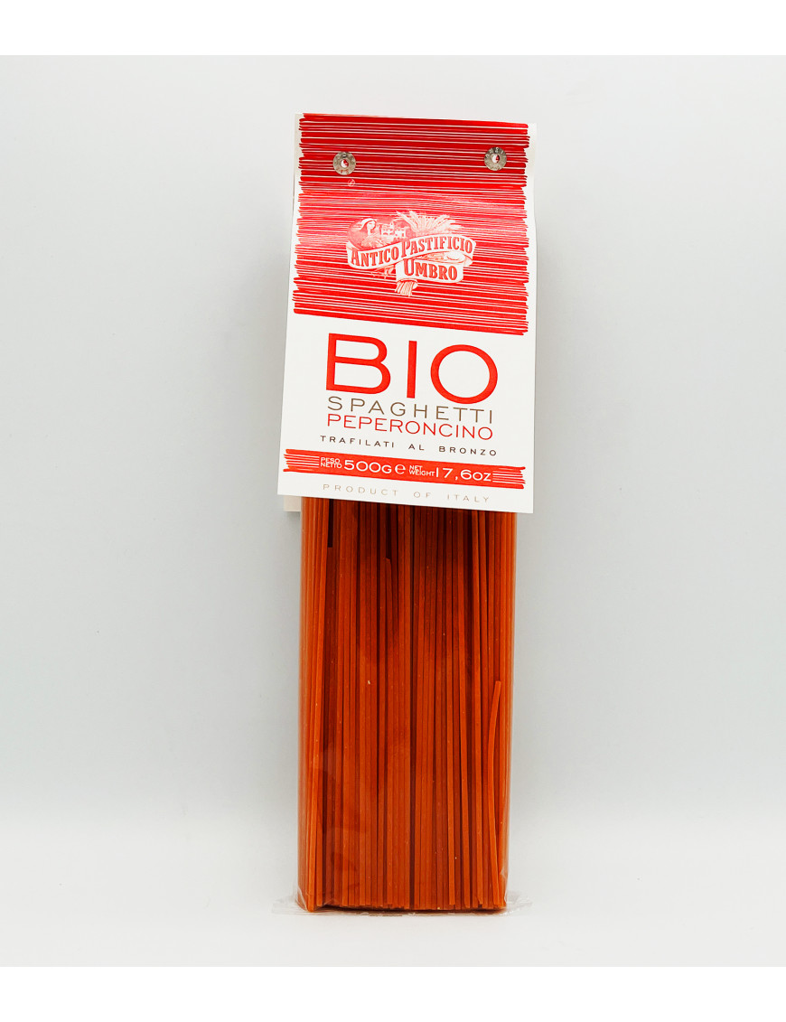 SPAGHETTI BIOLOGICI AL  PEPERONCINO